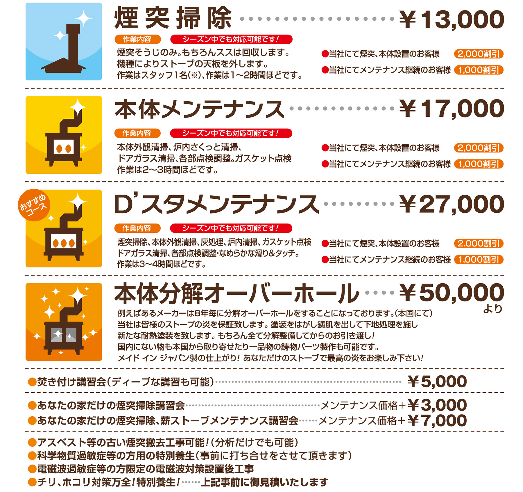 アフターサービス